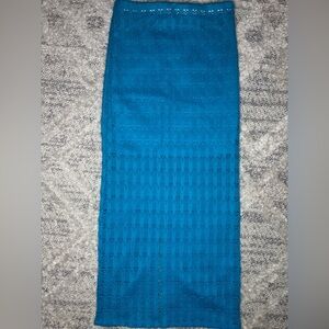 Blue mid skirt